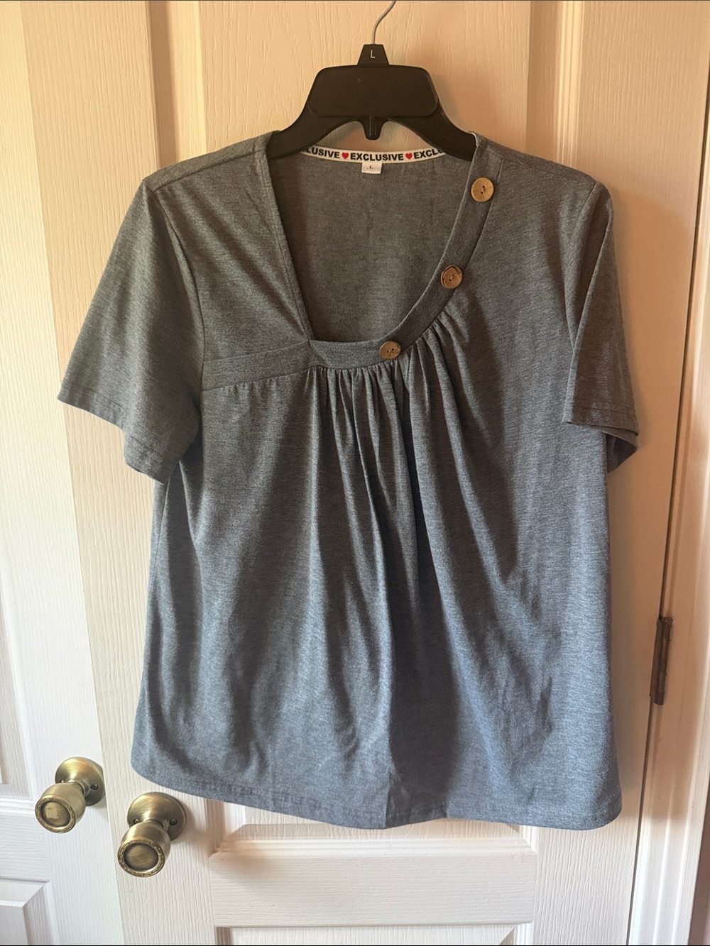 Exclusive Gray Blouse